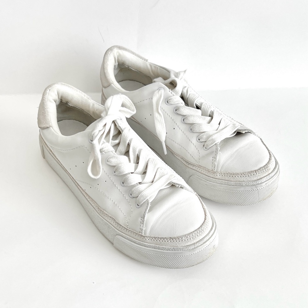 AllSaints Trish Leather Platform Sneakers